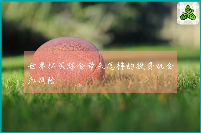 世界杯买球会带来怎样的投资机会和风险