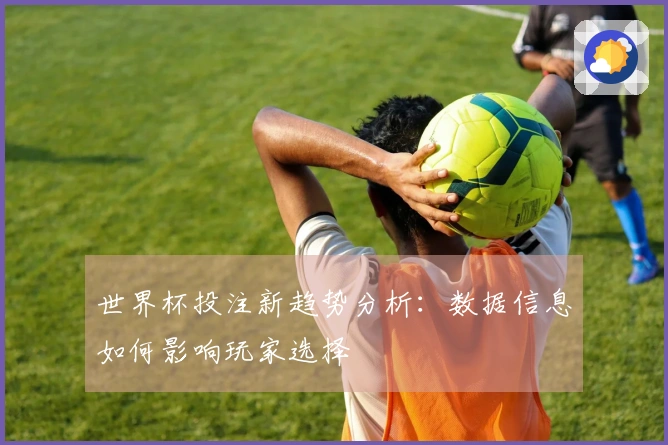 世界杯投注新趋势分析：数据信息如何影响玩家选择
